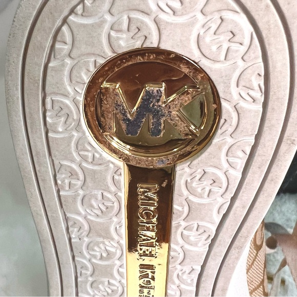 Michael Kors City MK Logo Sneakers Color is Vanilla Size 7 - Picture 10 of 16